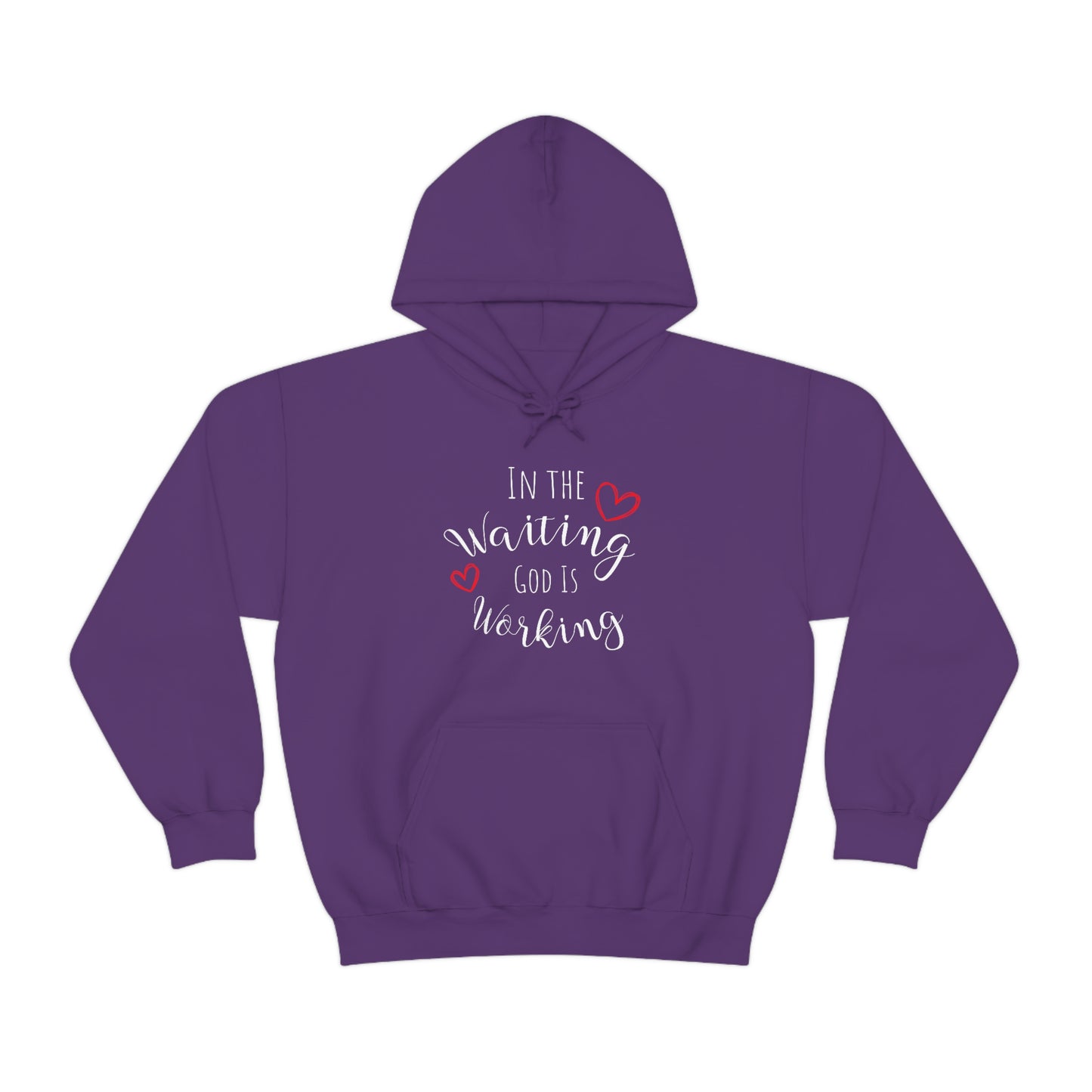 In the Waiting, God is Working | Statement Hoodie